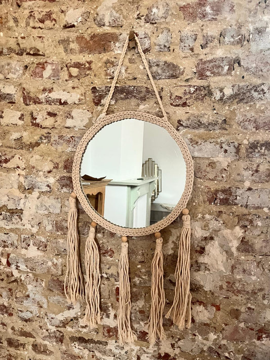 Bohemian - spiegel - touw