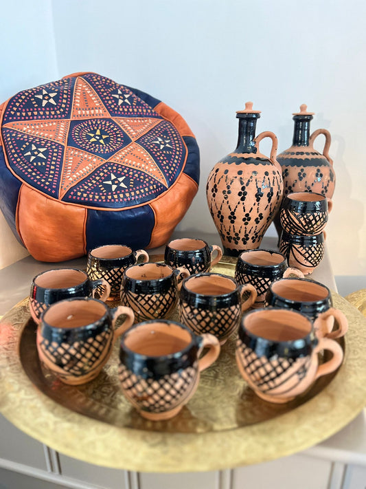 Handgemaakte Marokkaanse Kleibeker